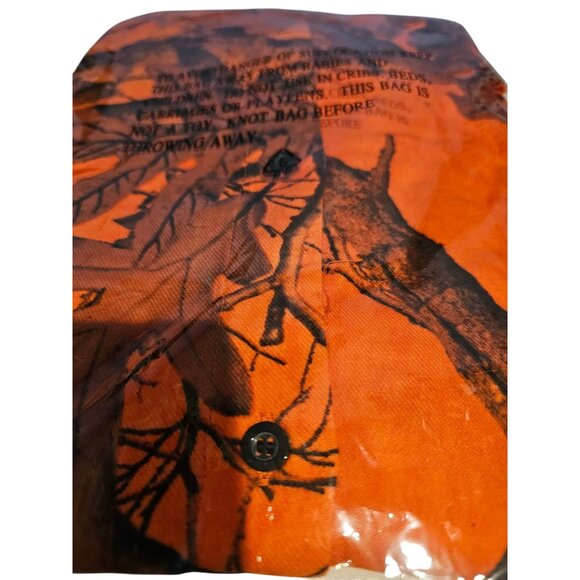 Keystone Light Size XL Orange Long Sleeve Button Shirt Real Tree Edge Color NEW - Picture 5 of 5